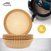 AirFryer Wegwerpbakjes | AirFryer Bakpapier | Airfryer Accesoires | AirFryer Papieren bakjes | Air Fryer Wegwerp bakjes | Airfryer Small | Luchtfriteuse Wegwerp bakjes| 18CM | 30 stuks | Brui