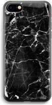 CaseCompany® - iPhone 7 hoesje - Zwart Marmer 2 - Soft Case / Cover - Bescherming aan alle Kanten - Zijkanten Transparant - Bescherming Over de Schermrand - Back Cover