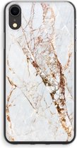 CaseCompany® - iPhone XR hoesje - Goud marmer - Soft Case / Cover - Bescherming aan alle Kanten - Zijkanten Transparant - Bescherming Over de Schermrand - Back Cover