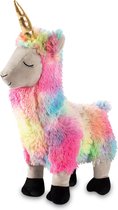 Petshop by Fringe Studio 728006 Llamacorn L - Speelgoed voor dieren - honden speelgoed – honden knuffel – honden speeltje – honden speelgoed knuffel - hondenspeelgoed piep - honden