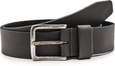 Aykon Heren Riem Leer / Broekriem - 45092 - Breedte 4 cm - Grijs - Lengte 95 cm