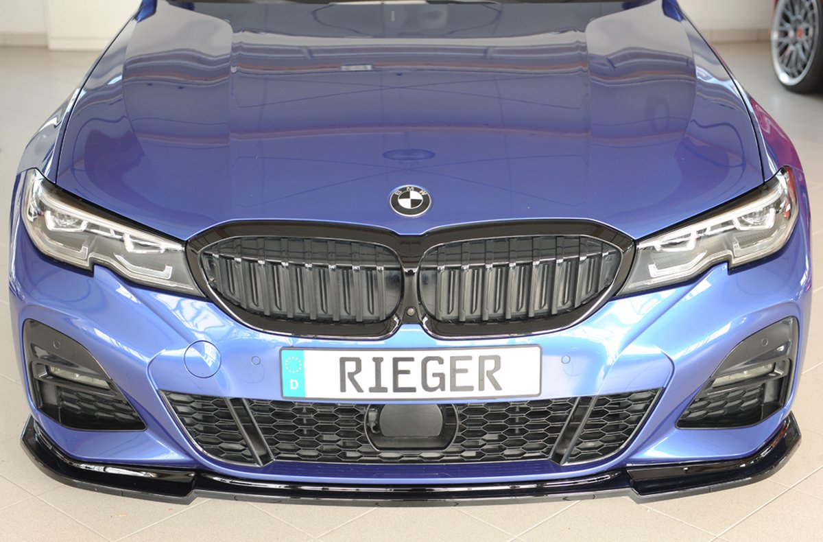 RIEGER - BMW G20 G21 3 SERIES FRONTLIP M PACK - PERFORMANCE FRONTLIP - MATTE BLACK
