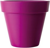 Kunststof Bloempot / Tuinpot / Pot / Bloembak CONOR - Fuchsia - Kunststof - Ø 25 cm - Maat M