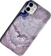 AnnaThome - iPhone 7/8 telefoonhoesje - Dreamy - Lichtroze - Marmer
