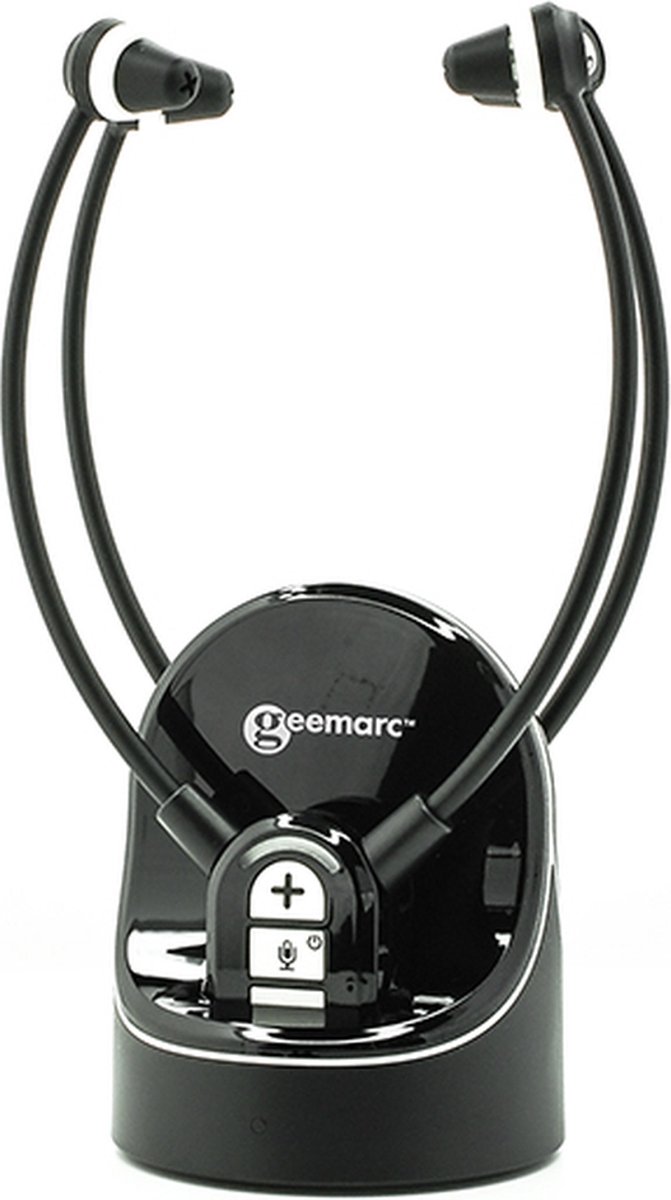 Goedkoopste GEEMARC CL7370-2 Duo draadloze TV-Headset TV-Luisterset met 125dB VERSTERKING - TV hoofdtelefoon - duoset