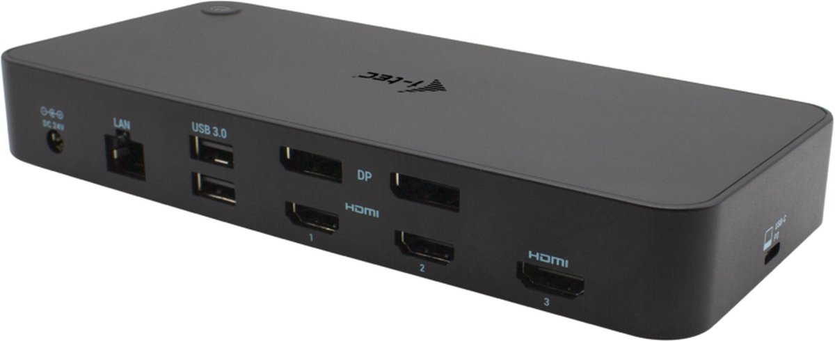 i-Tec USB-C/Thunderbolt Dock 3x 4K, 100W PD, LAN