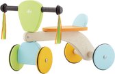Sevi Houten speelgoed Loopfietsje in hout pastelkleuren