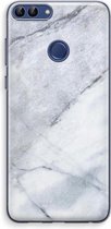 Backcover Marmerlook Hoesje Huawei P Smart Wit - Telefoonhoesje - Smartphonehoesje - Zonder Screen Protector