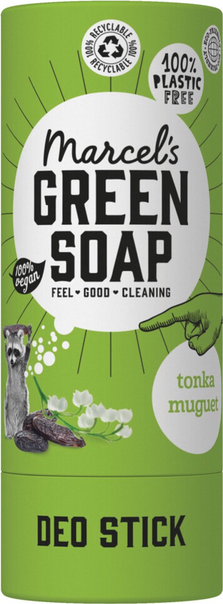 Marcel's Green Soap Deodorant Stick Tonka & Muguet - 40 gram