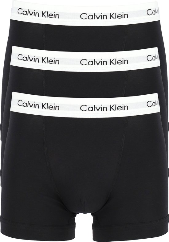 Calvin Klein 3-Pack Heren Boxershorts - Zwart - Maat XL