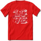 Love - Valentijn T-Shirt | Grappig Valentijnsdag Cadeautje voor Hem en Haar | Dames - Heren - Unisex | Kleding Cadeau | - Rood - L