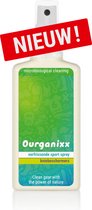 Ourganixx kniebeschermer spray - verfrissend voor kniebeschermers volleybal - geurvreter - 100 ml
