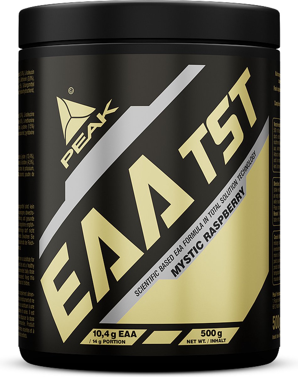 Goedkoopste Peak EAA TST (500g) Mystic Raspberry - Aminozuren - EAA