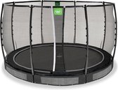 EXIT Allure Premium inground trampoline rond ø366cm - zwart