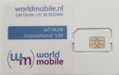 Worldmobile M2M Data simkaart - 500MB - geldig 10 JAAR - 3650 DAGEN