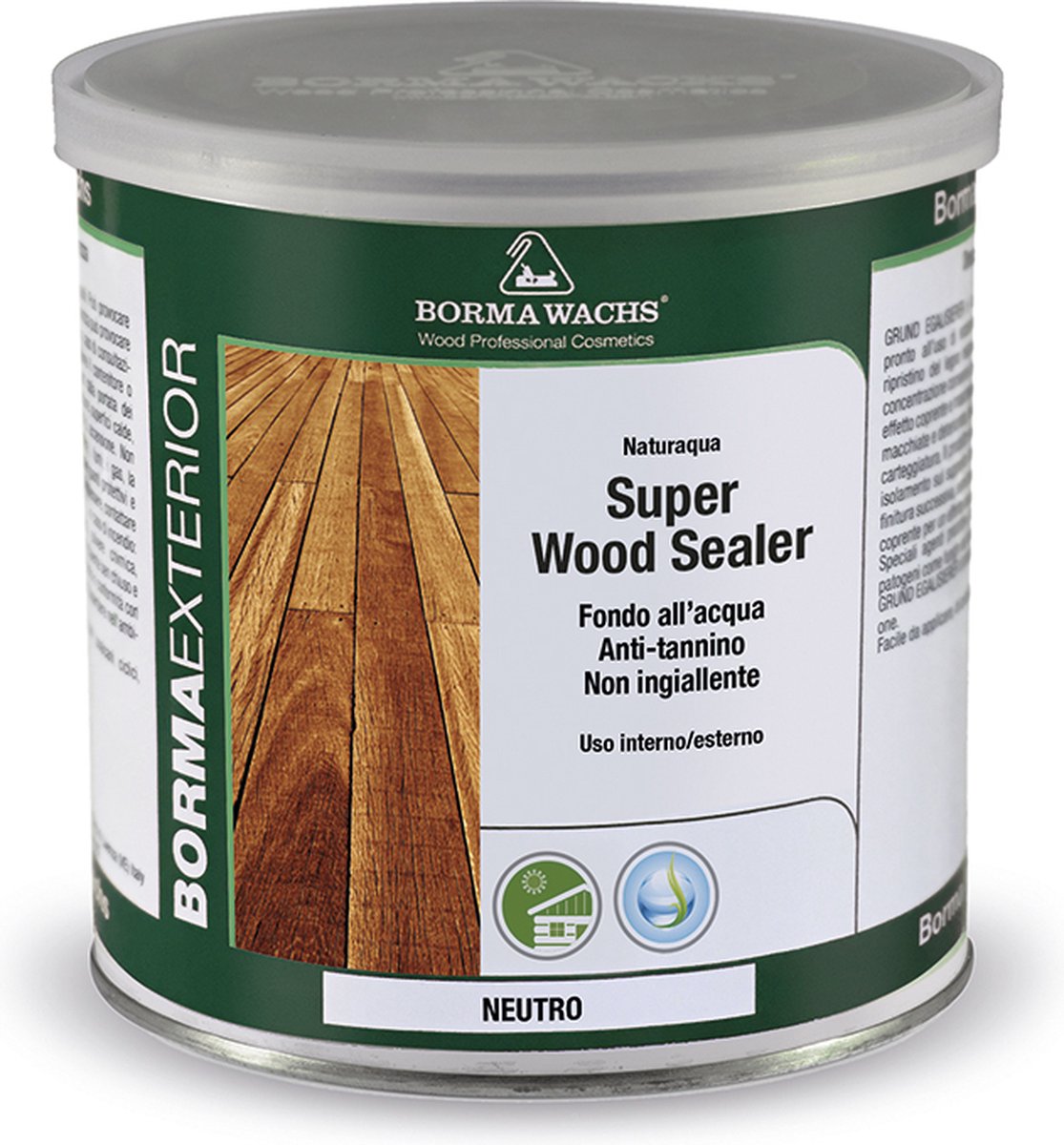 Borma Wachs - Super Wood Sealer-Naturaqua - 750 ml
