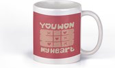 Valentijn's mok - Cadeau - Verliefd - You Won My Heart