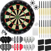 Darts Set Deluxe Plain A-Merk – Best Geteste Dartbord – Set van 12 dartpijlen – Dart flights – Dart shafts