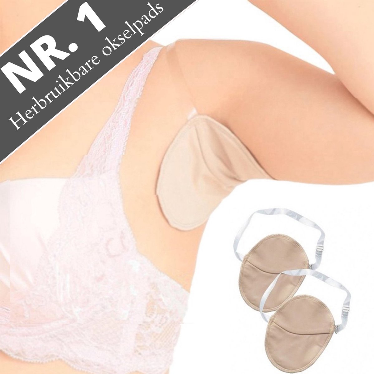 Goedkoopste Herbruikbare Okselpads tegen Zweetplekken en vervelende Geurtjes - Okselpads voor Dames - Okselpads voor Heren - Lichaamsverzorging - Anti zweet shirt dames