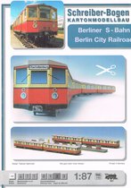 bouwplaat Trein : Berliner S Bahn, stadstrein, schaal 1;87