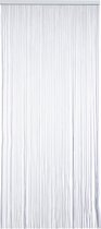 Liso Alaska Vliegengordijn Draadgordijn Kant en Klaar 100 x 230 cm - Kunststof - Transparant met Wit - Deurhor - Deurgordijn - Tegen Vliegen - Nauwsluitend - Horgordijn - Gordijn