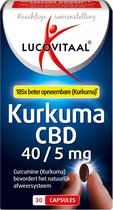 Lucovitaal Curcumine CBD 40/5 milligram Supplement - 30 capsules
