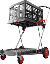 Clax trolley/inklapbare wagen rood