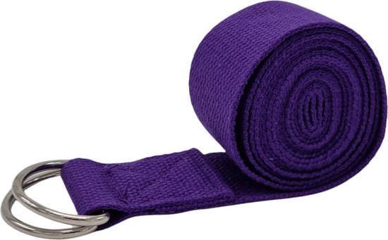 Yoga riem - Yoga straps - Paars