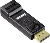 Hama 00054586 DisplayPort / HDMI Adapter [1x DisplayPort stekker - 1x HDMI-bus] Zwart