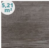 Vloerplanken Mat Houtlook - Zelfklevend - 5,22 m² - PVC - Warmte-isolerend en Geluiddempend - Hout - Natuursteen - Geschikt voor elke Vloer - Schimmelbestendig, Allergiebestendig, Waterdicht