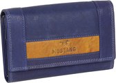 Mustang® Bozen leren portemonnee blauw