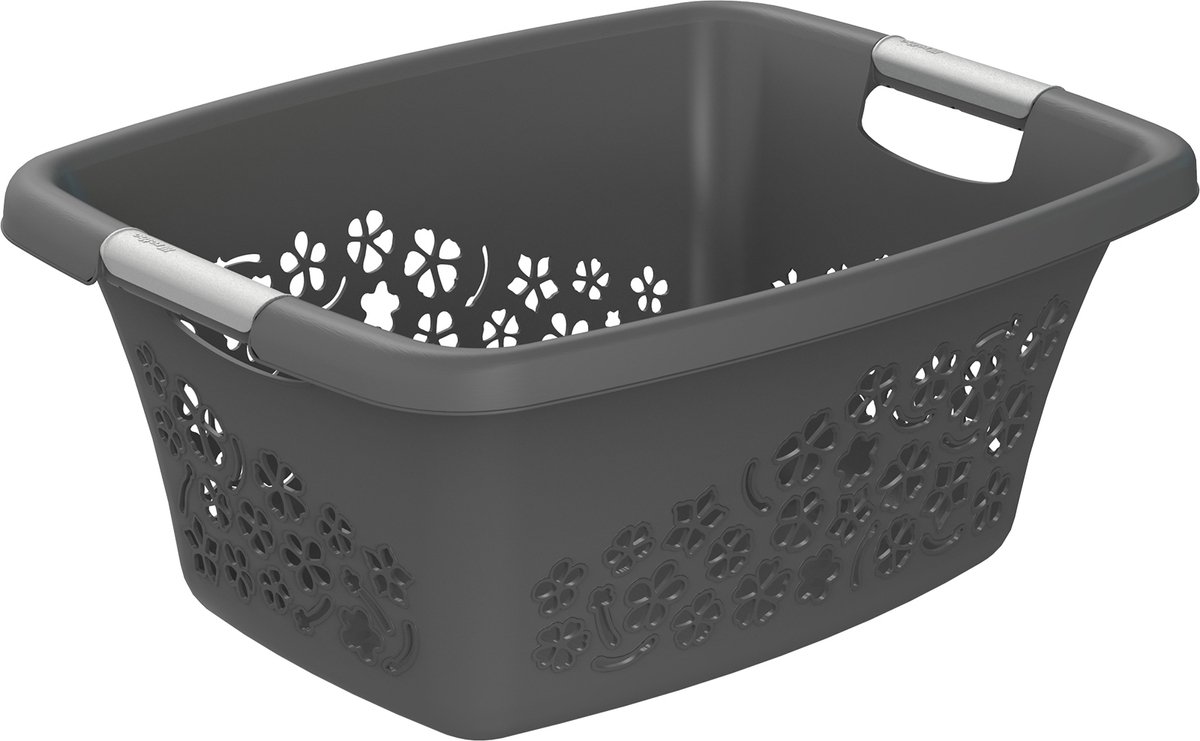 Rotho Flowers Wasmand 25L Antraciet