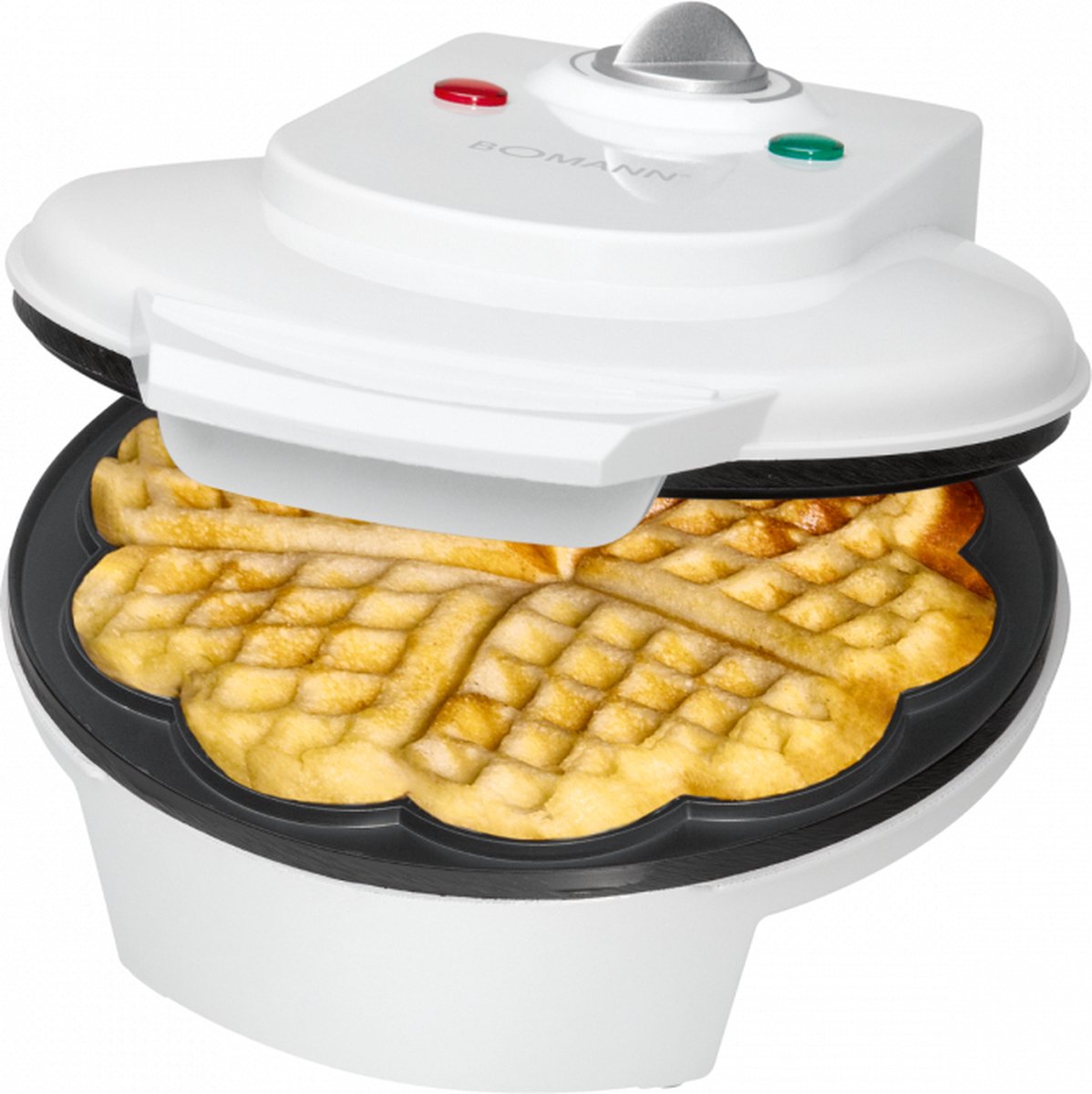 Bomann WA 5018 CB 1 wafel(s) 1200 W Wit