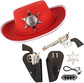 Cowboy verkleed set voor kinderen met cowboyhoed - Carnaval verkleden - Accessoires/wapens