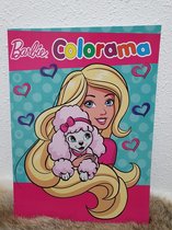 Colorama kleurboek, Barbie met dieren, 45 blz