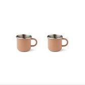 LIEWOOD Tommy Cup 2 Pack Tuscany Rose - RVS Drinkbekers
