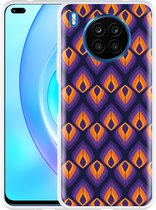 Honor 50 Lite Hoesje 70s Paars - Designed by Cazy