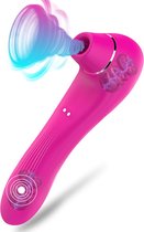 Sexlab - Zuigende G-Spot Vibrator - Vibreert - Vibrator Voor Vrouwen - Clitoris Stimulator - 19 cm