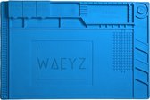 WAEYZ - Siliconen Antistatische Hittebestendige (500°C) Soldeermat Met Gereedschap Set 25 in 1 - 45 X 30 CM - Voor Smartphone Telefoon/Horloge/Sieraden Reparatie