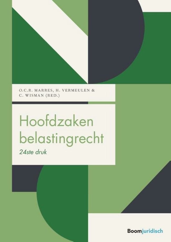 Boom fiscale studieboeken - Hoofdzaken belastingrecht - cover