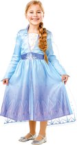 PartyXplosion - Frozen Kostuum - IJskrachtige Prinses Elza Frozen - Meisje - blauw - 2 - 3 jaar - Carnavalskleding - Verkleedkleding