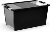 Bi-Box - Opbergbox Zwart 40l 58x35,2xh44,5cm - (Set van 4)