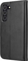ShieldCase telefoonhoesje geschikt voor Samsung galaxy s22 wallet case - zwart