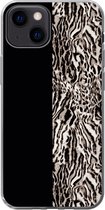 Geschikt voor iPhone 13 mini hoesje - Dierenprint - Design - Dieren - Siliconen Telefoonhoesje
