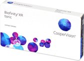 Biofinity XR Toric (3 lenzen) Sterkte: +1.50, BC: 8.70, DIA: 14.50, cilinder: -2.75, as: 180°