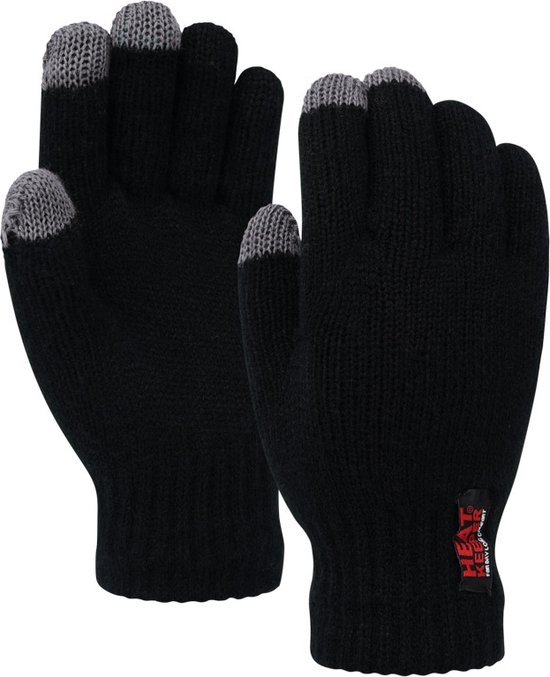 Heat Keeper Thermo Handschoenen - Kleur Zwart - I-touch - Maat L/XL