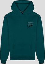 JORCUSTOM Future Slim Fit Hoodie - Turquoise - Volwassenen - Maat XL