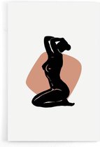Walljar - Feminine Stamp - Muurdecoratie - Poster