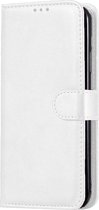 LuxeBass Telefoon Wallet Bookcase voor Sony Xperia XA2 Ultra Portemonnee telefoonhoesje voor Bankpassen - Kunstleer - Siliconen Houder - Magnetische sluiten- wit - telefoonhoes - gsm hoes - telefoonhoesjes - telefoonhoes - gsm hoes - gsm hoesjes