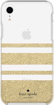 Kate Spade New York - Charlotte Stripe Gold - iPhone XR